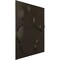 Ekena Millwork 19 5/8in. W x 19 5/8in. H Finley EnduraWall Decorative 3D Wall Panel Covers 2.67 Sq. Ft. WP20X20FICDB - alternate 5
